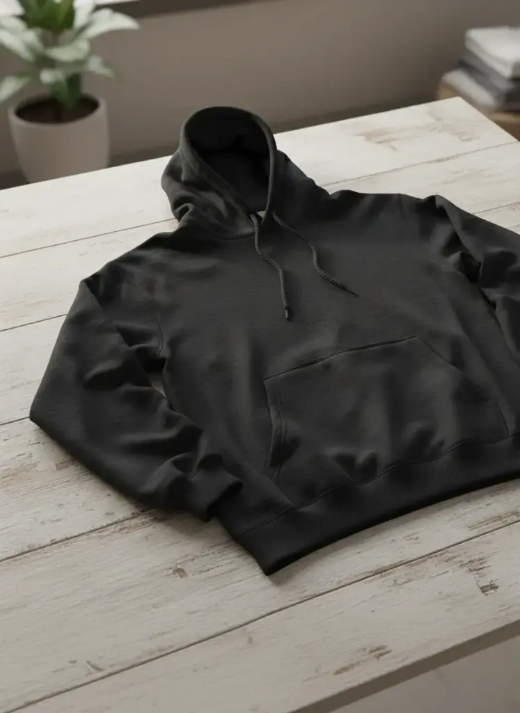 Classic Black Hoodie (Small)
