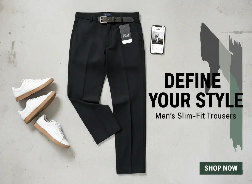 Men's Slim-Fit Trouser (28)